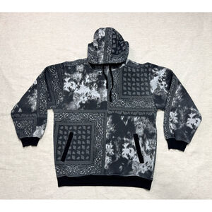 Beyond The Limit Hoodie XL Black Gray Bandana Grunge Streetwear Y2K Jesse Pinkma